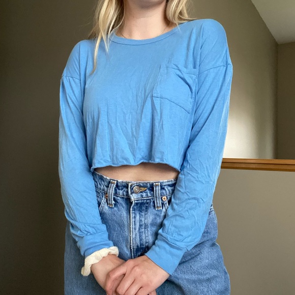 Garage Long Sleeve Crop - Picture 2 of 3